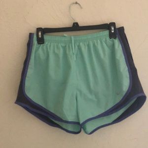 mint green nike shorts!